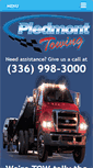 Mobile Screenshot of piedmonttowing.com